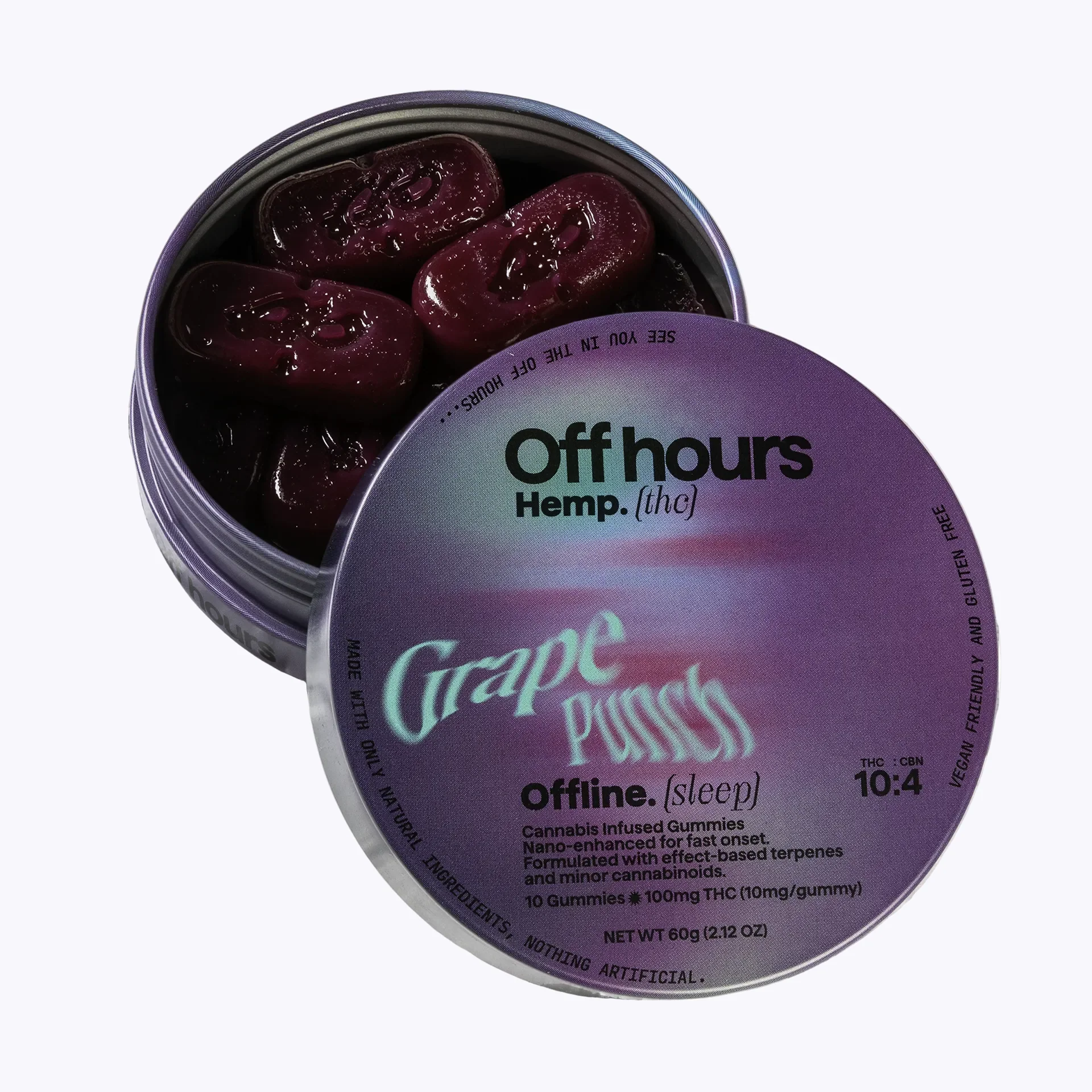 Offline Grape Punch - 10mg THC, 10mg CBD & 4mg CBN - Image 3